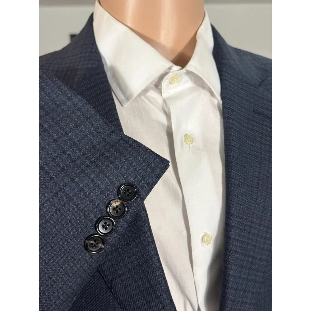 Tom Ford Houndstooth Blue O'Connor 52IT 42R US Sport Jacket Blazer